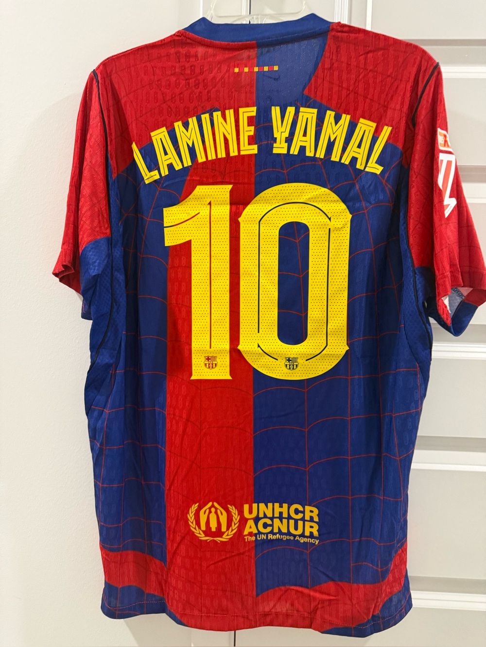 NWT 26-27 Barcelona Lamine Yamal Player Version Soccer Jersey